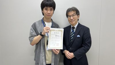 令和7年度 医科学研究において 國吉 次元君 が医学科同窓会会長賞を受賞しました
