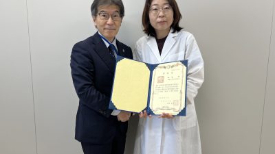 知念玲先生より医学博士学位取得の悦びのコメントをいただきました